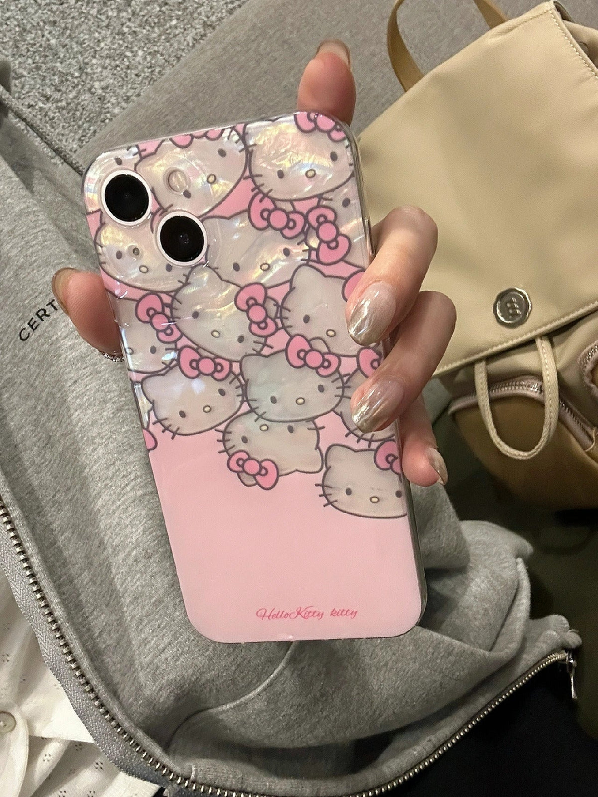 3D Holographic Kawaii iPhone Case