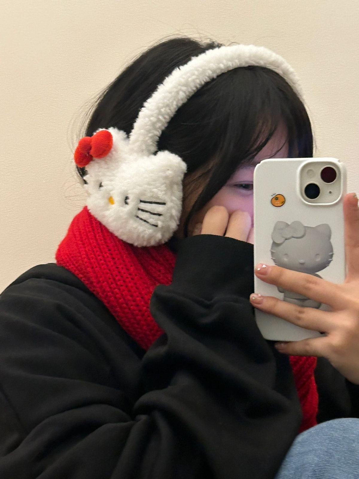 Kitty Fleece Earmuffs