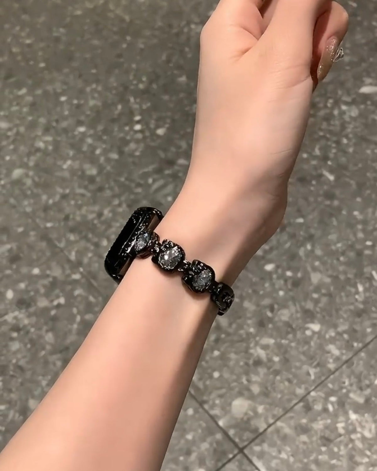 Character Sparkle Stainless Steel Apple Watch Band