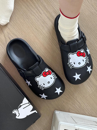 Kitty Star Clogs