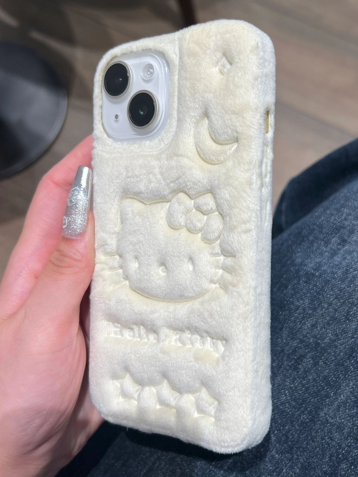 Fluffy Embossed Velvet iPhone Case
