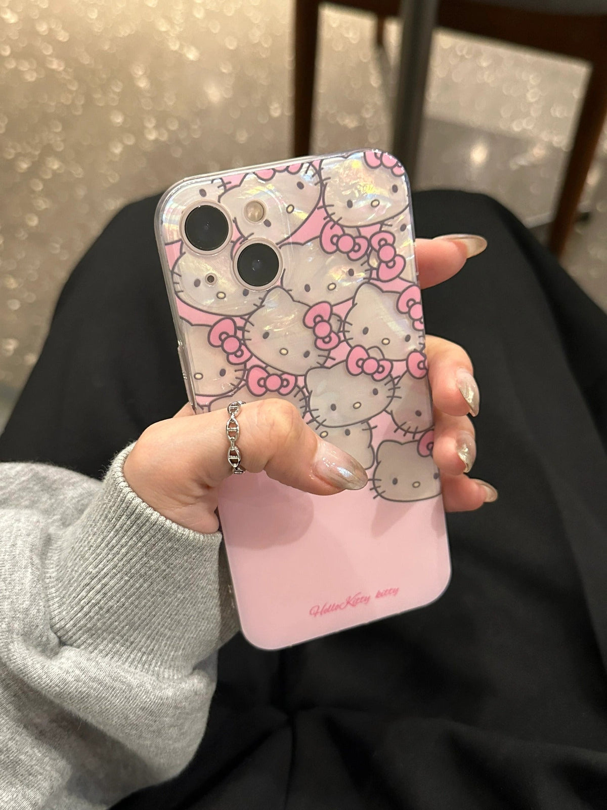 3D Holographic Kawaii iPhone Case