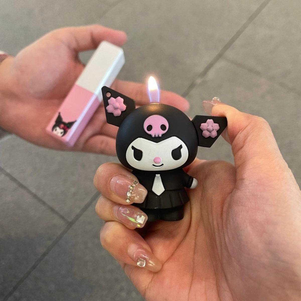 Purple Character Lighter