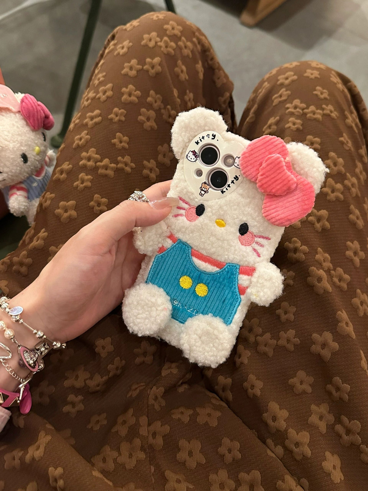 Fuzzy Bear Fleece iPhone Case