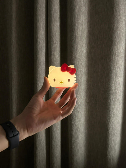 Mini Squishy Kitty Bedside Lamp