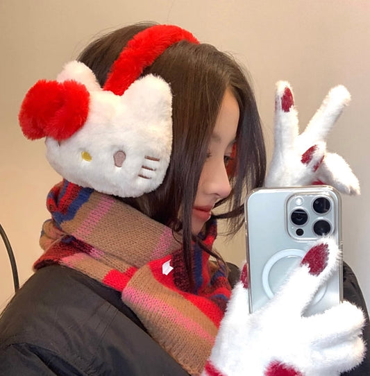 Oversized Fluffy Character Earmuffs