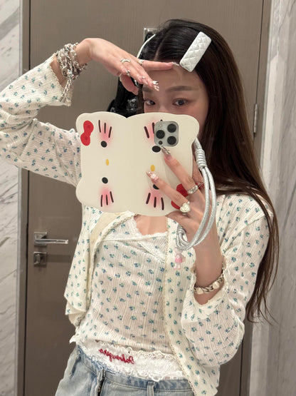 Foldable Kitty iPhone Case with Handles