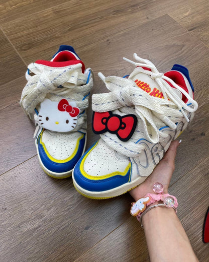 Character Sneakers with Chunky Laces