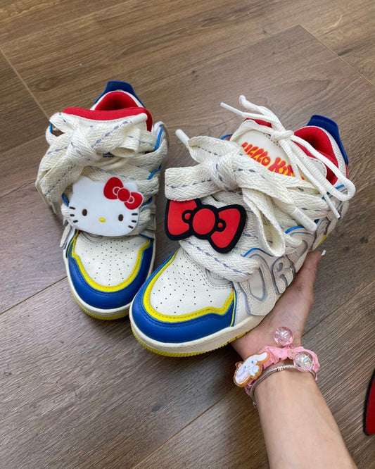 Character Sneakers with Chunky Laces