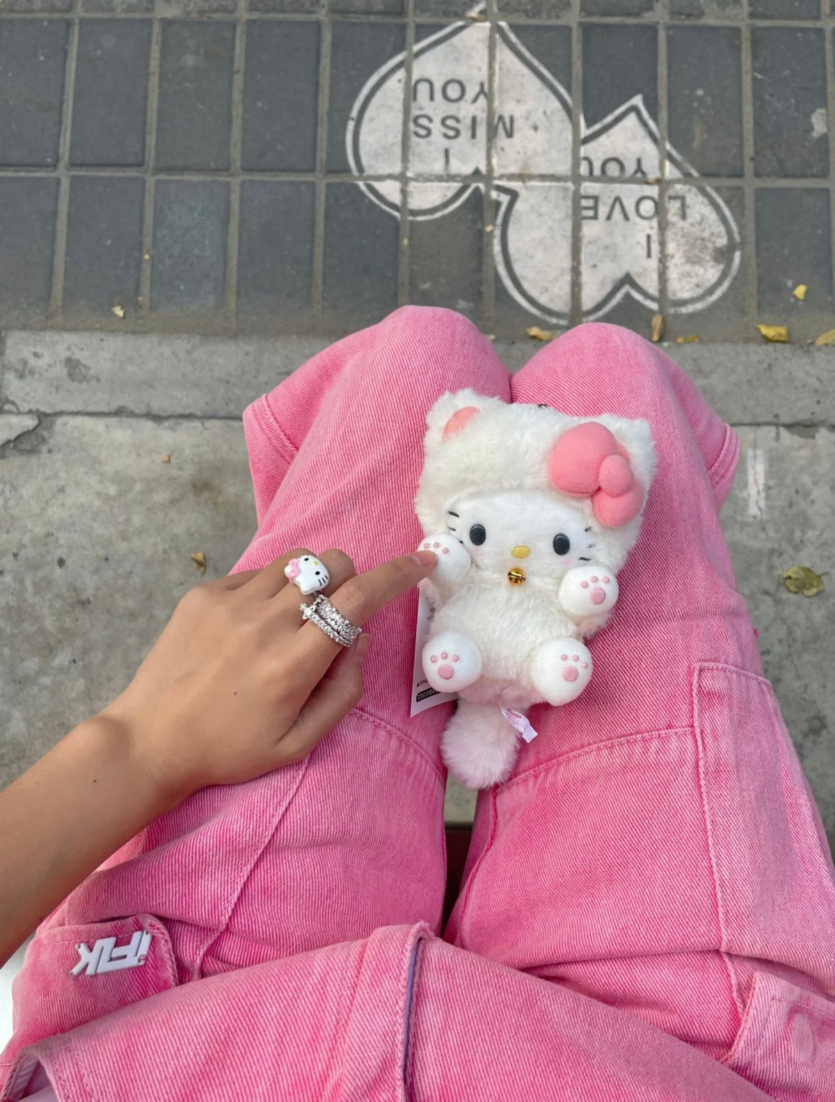Mini Character Plush Keychain