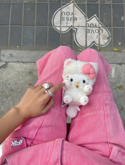 Mini Character Plush Keychain