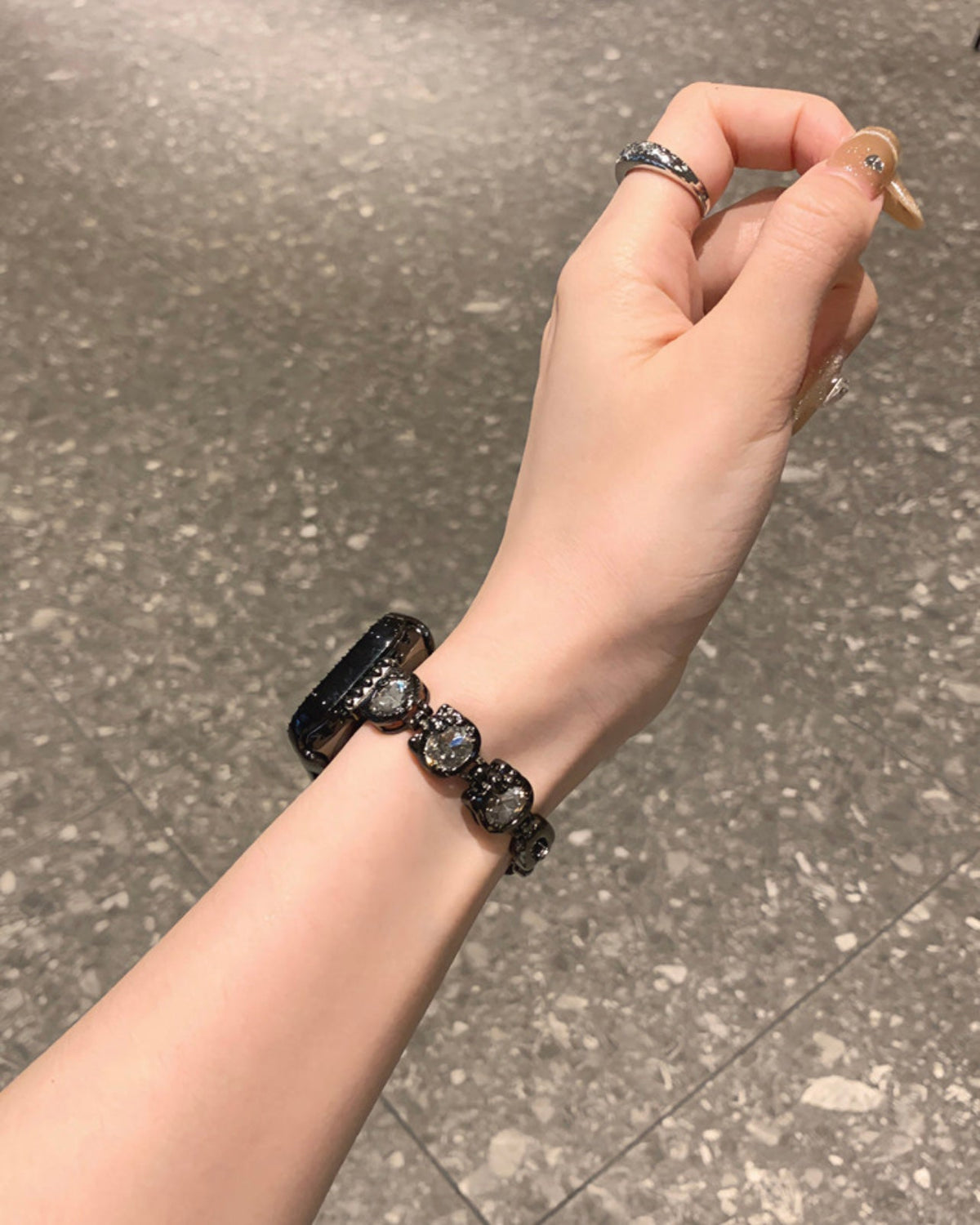 Character Sparkle Stainless Steel Apple Watch Band