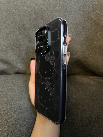 Black Kawaii iPhone Case