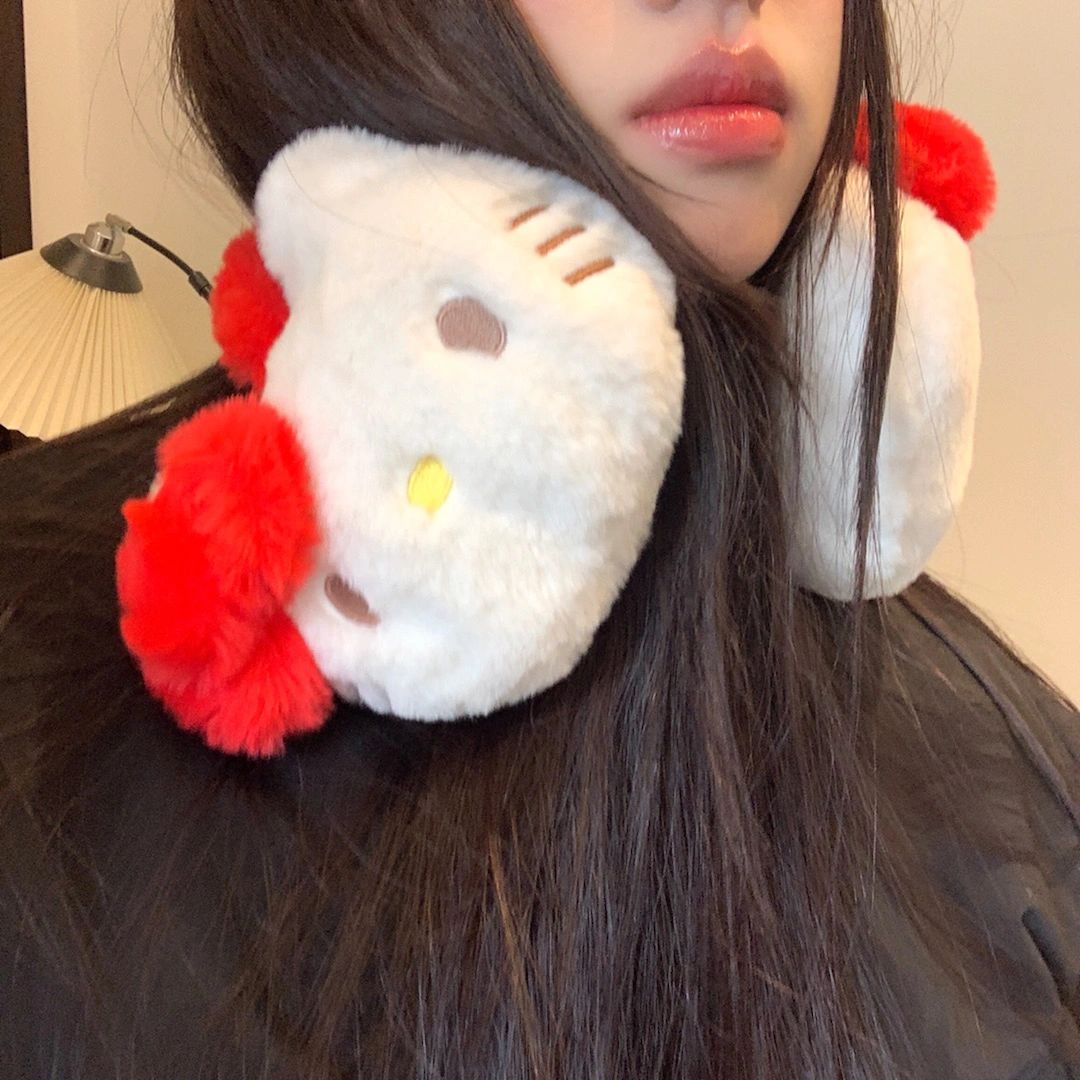 Oversized Fluffy Character Earmuffs