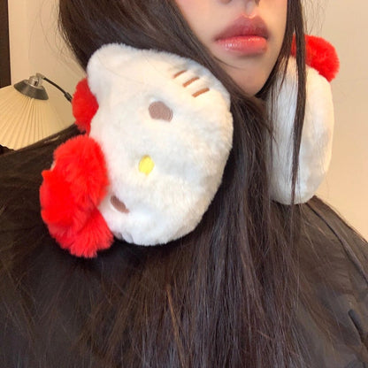 Oversized Fluffy Character Earmuffs