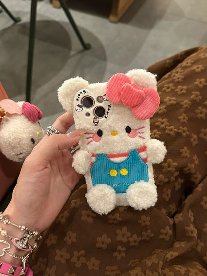 Fuzzy Bear Fleece iPhone Case