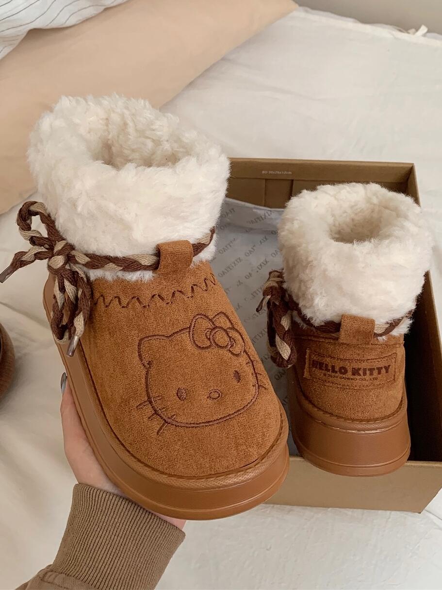 Kitty Fleece Winter Boots
