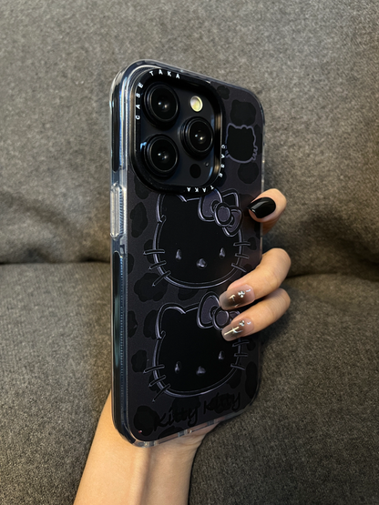 Black Kawaii iPhone Case
