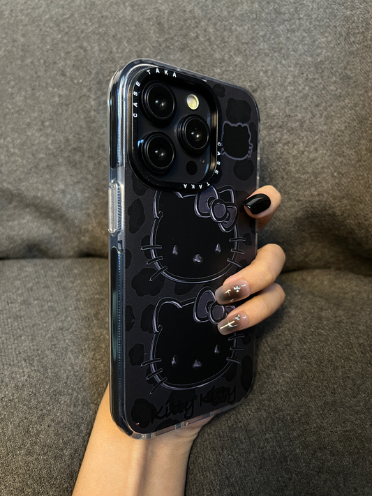 Black Kawaii iPhone Case