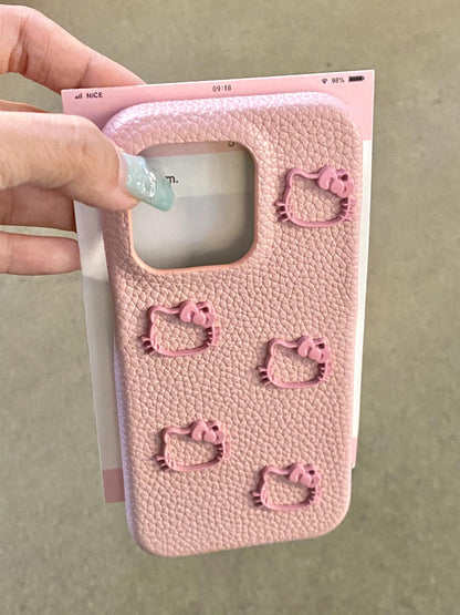 Pink Kawaii iPhone Case with Charms