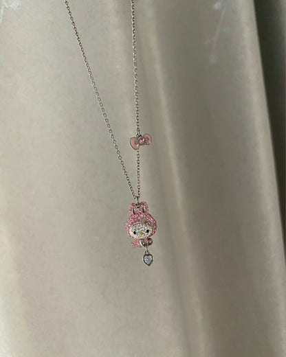 Pink Kawaii Pendant Necklace