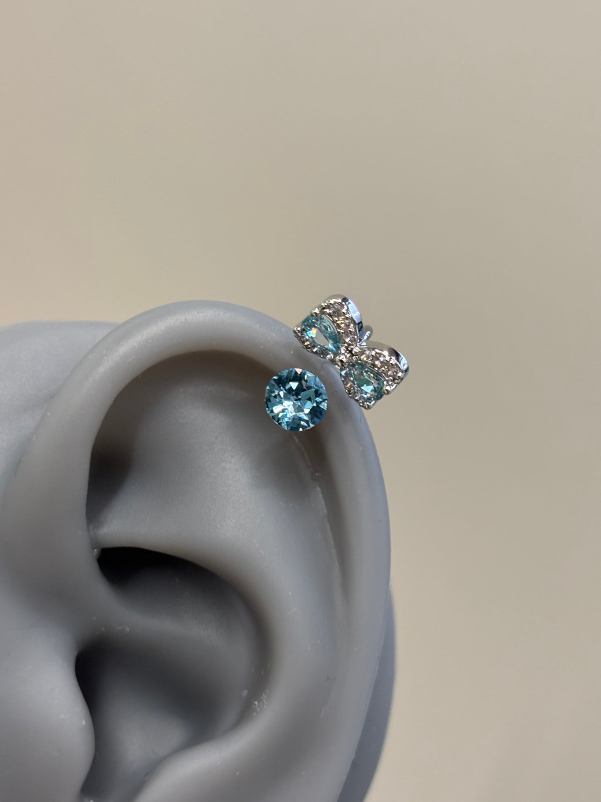 Kitty Bow Stainless Steel Earrings