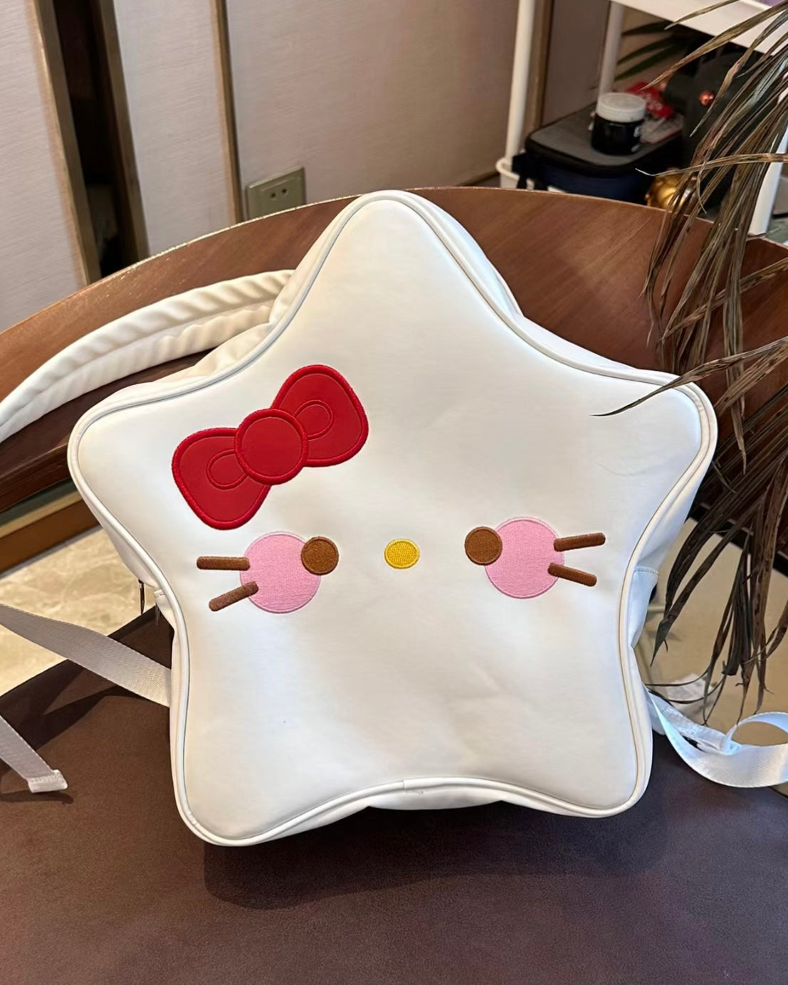 Kawaii Embroidered Backpack