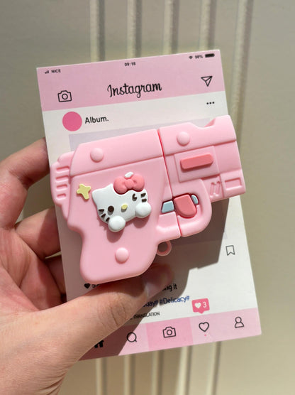 Kitty Pistol-Design AirPods Case