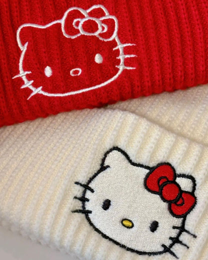 Embroidered Character Beanie