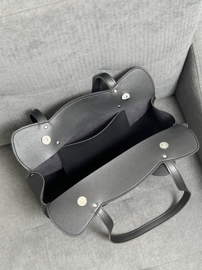Black Kitty Satchel Handbag