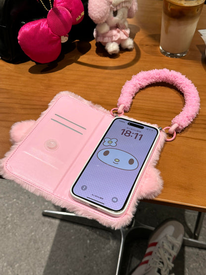 My Melody Foldable Furry iPhone Case