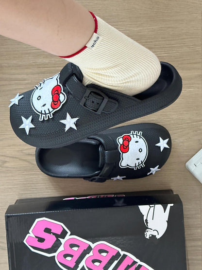 Kitty Star Clogs