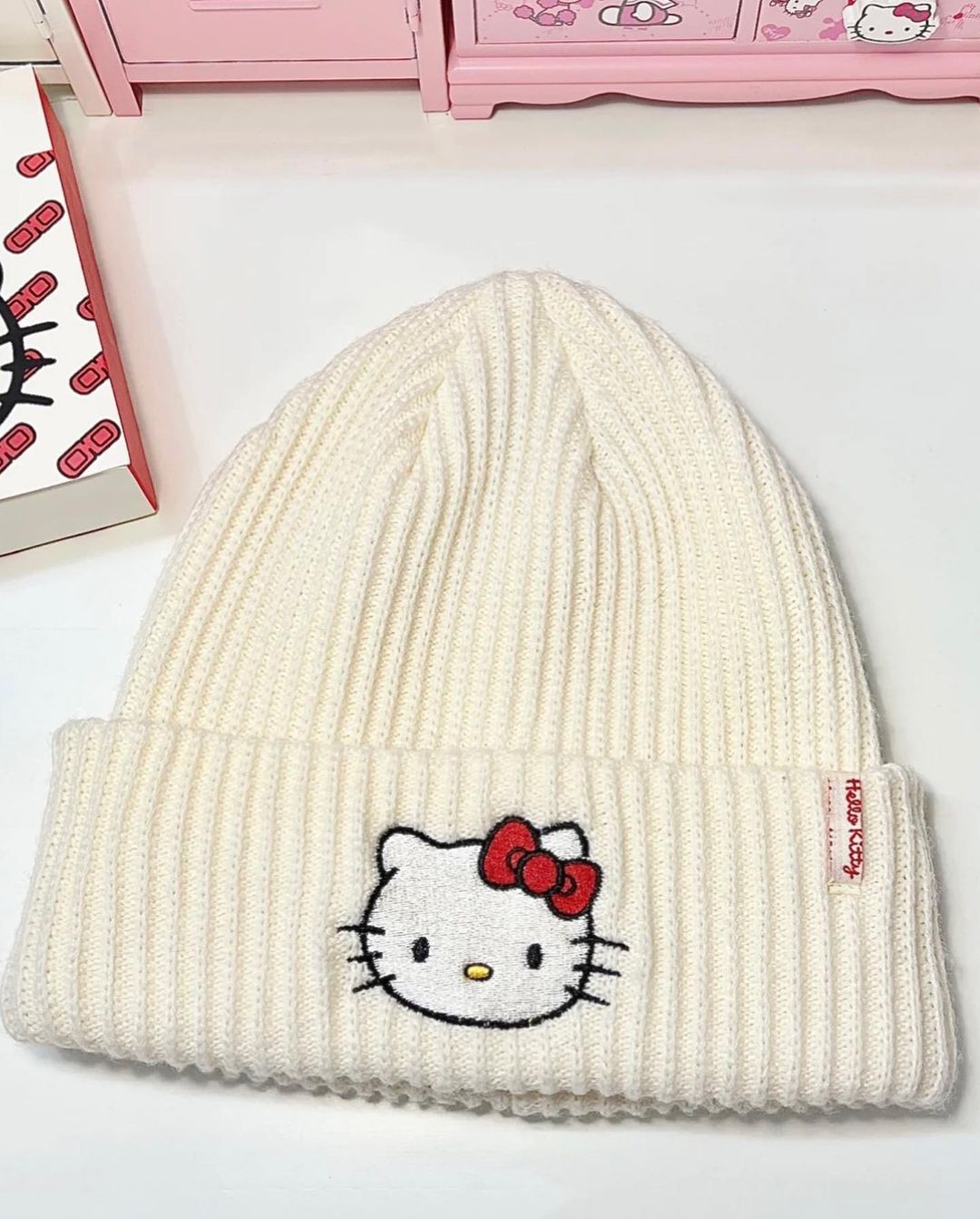 Embroidered Character Beanie
