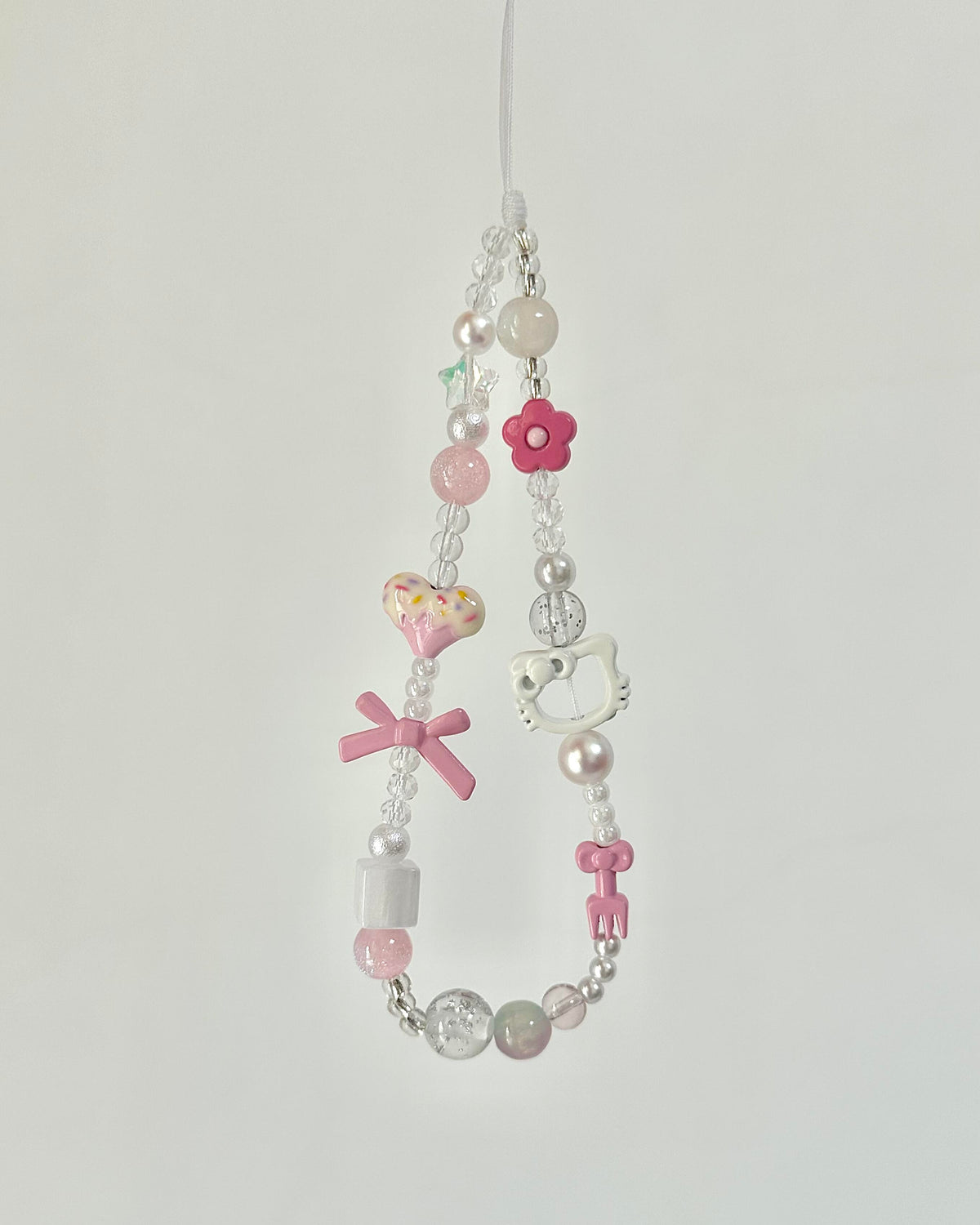 Kitty Beaded Phone and Bag Charm