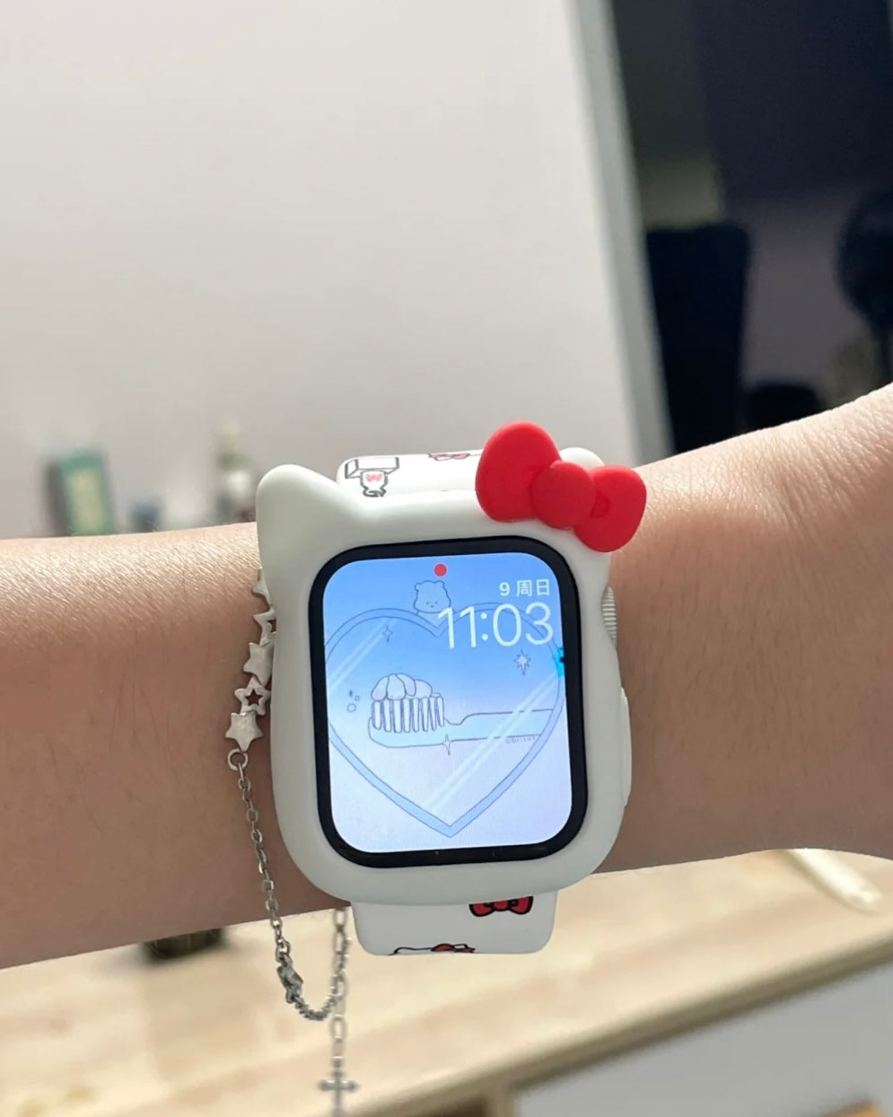 Kawaii Tempered Glass Apple Watch Case