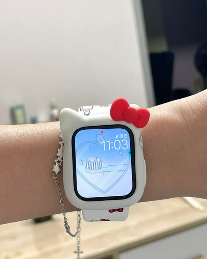 Kawaii Tempered Glass Apple Watch Case