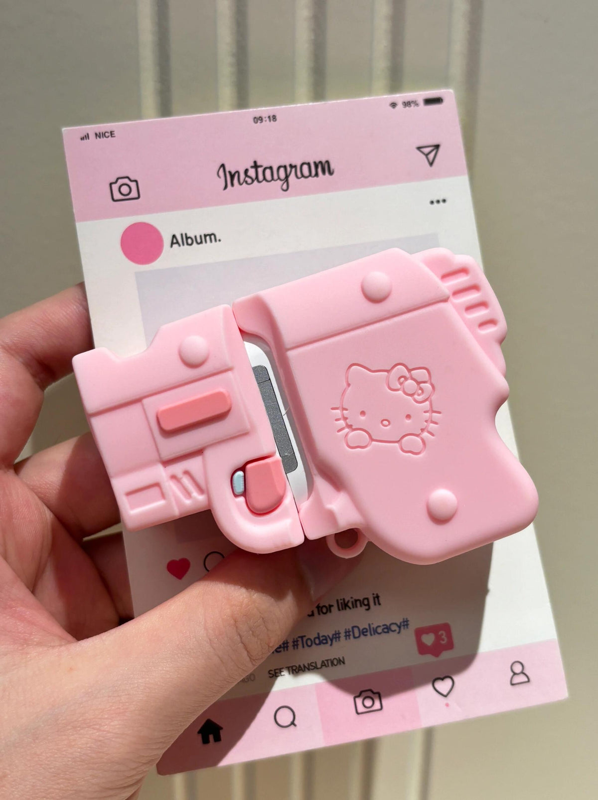 Kitty Pistol-Design AirPods Case