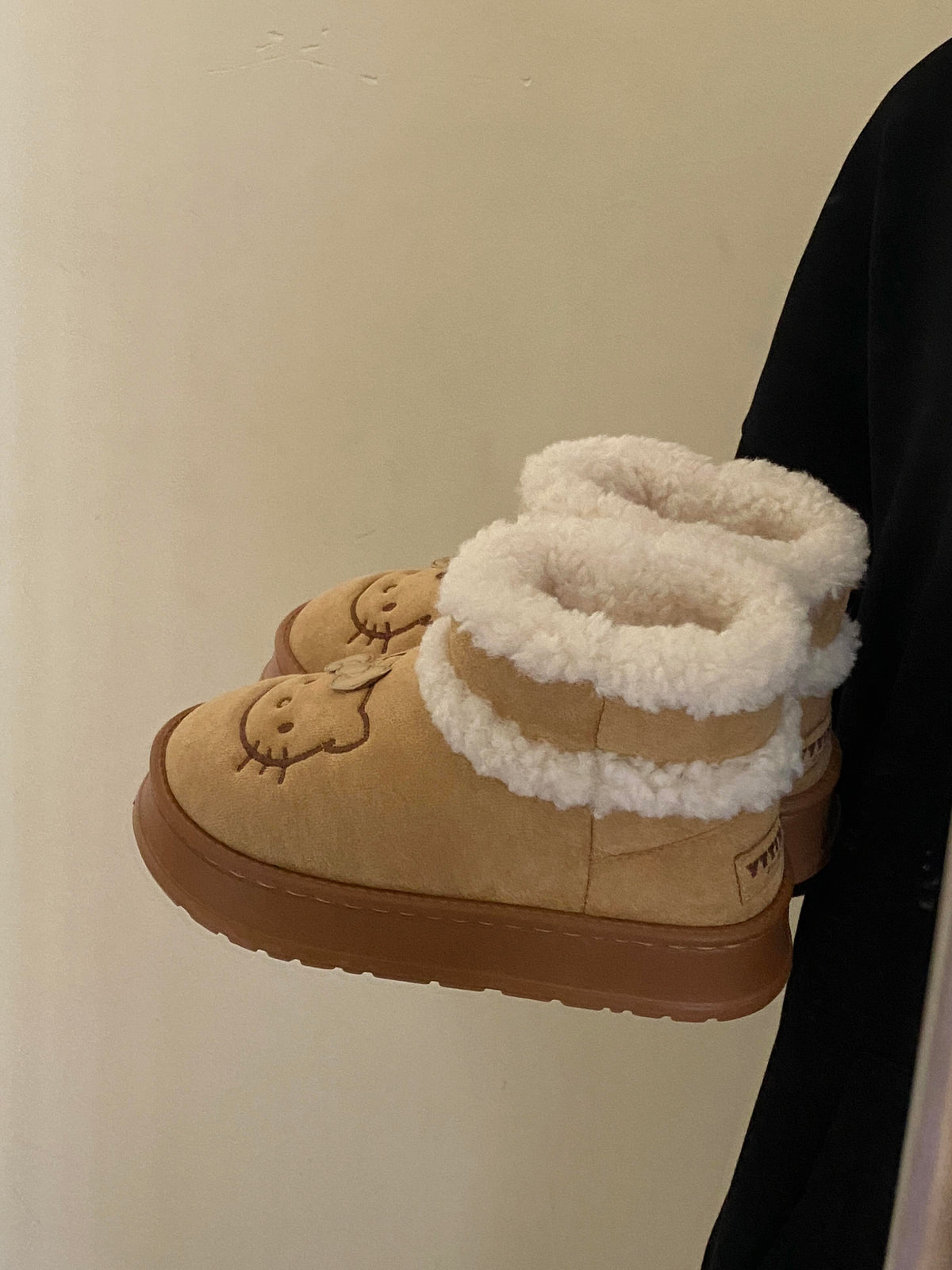 Kitty Fleece Winter Boots