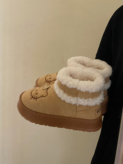 Kitty Fleece Winter Boots