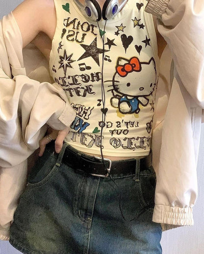 Character Graphic Tank Top