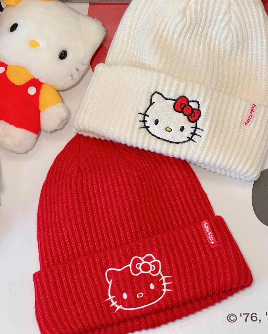 Embroidered Character Beanie