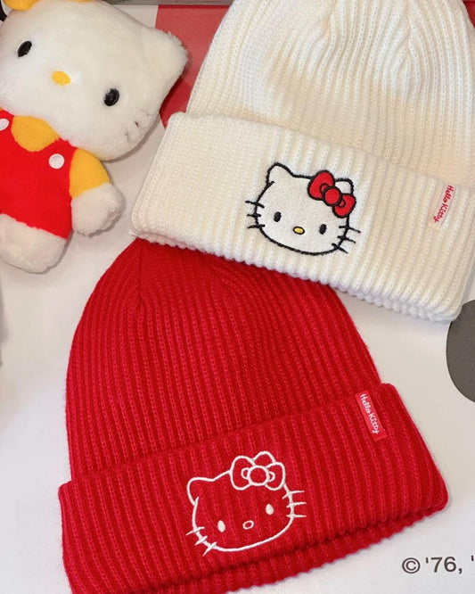 Embroidered Character Beanie