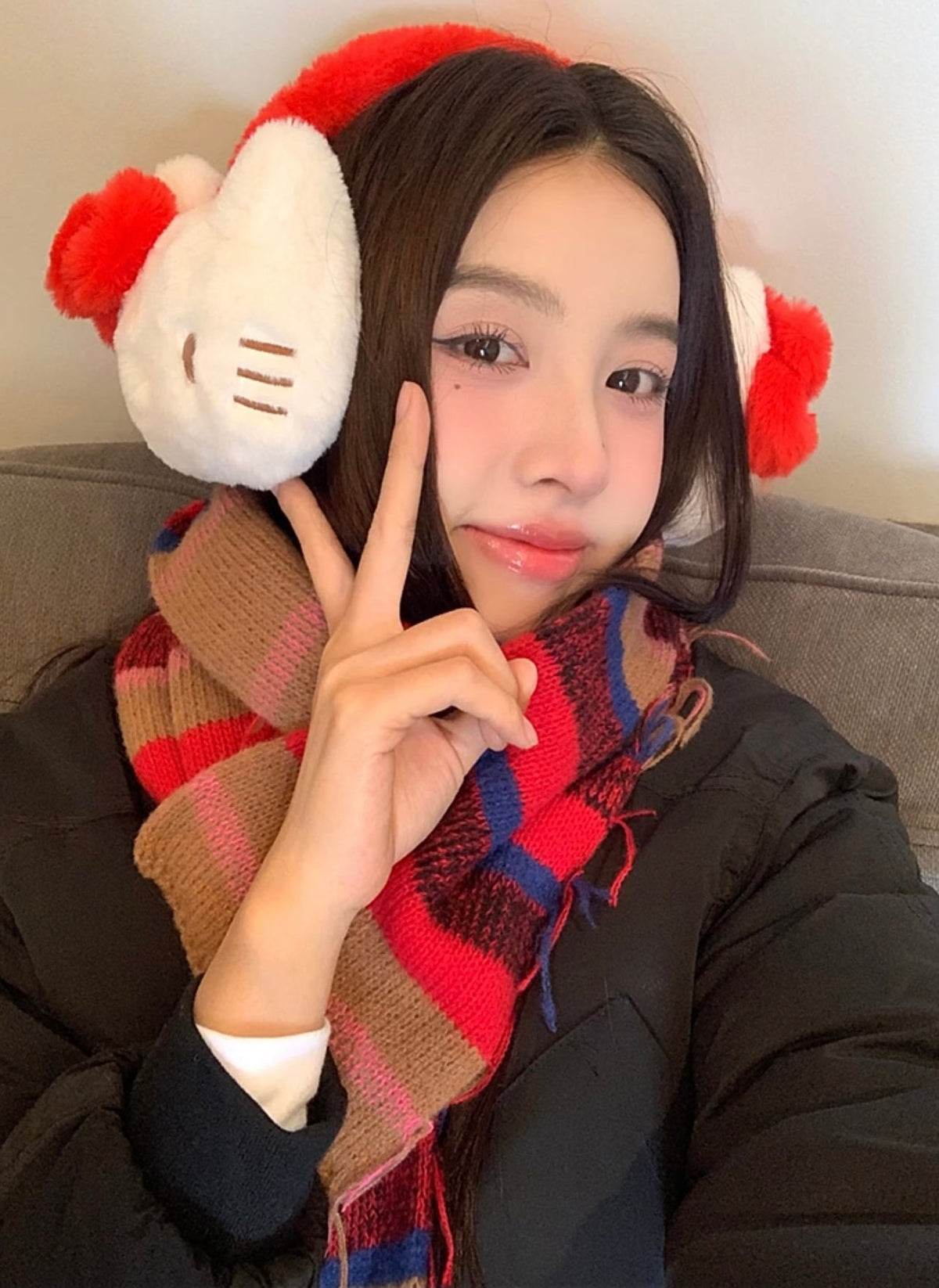 Oversized Fluffy Character Earmuffs