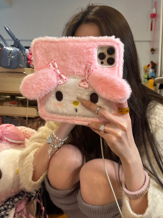 My Melody Foldable Furry iPhone Case