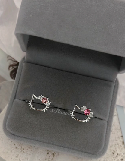 Bow Stainless Steel Adjustable Ring