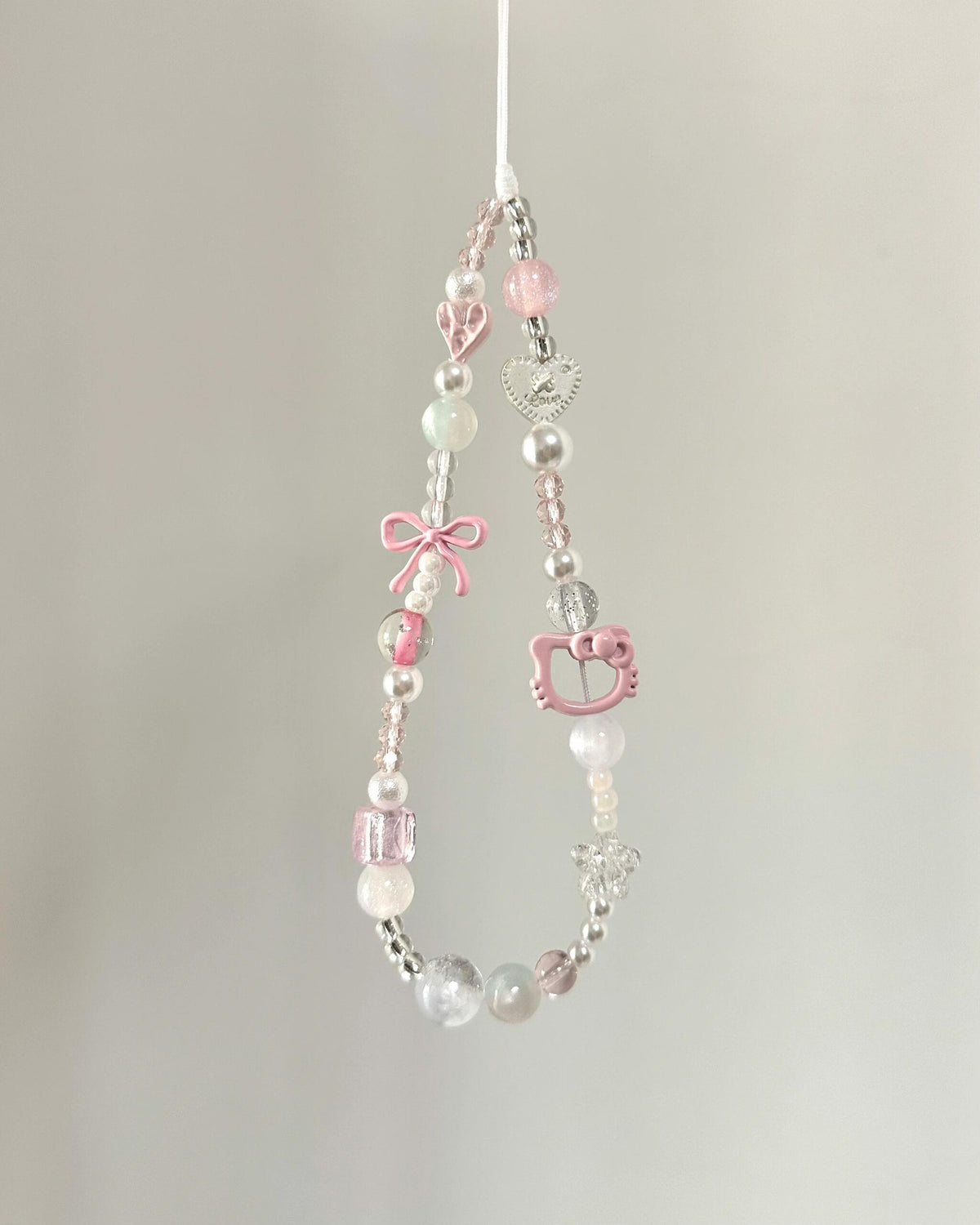 Kitty Beaded Phone and Bag Charm
