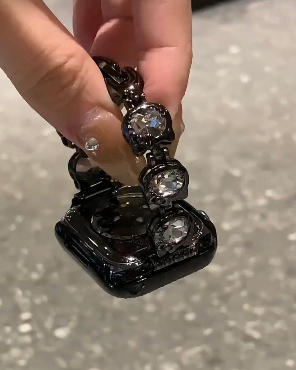 Character Sparkle Stainless Steel Apple Watch Band